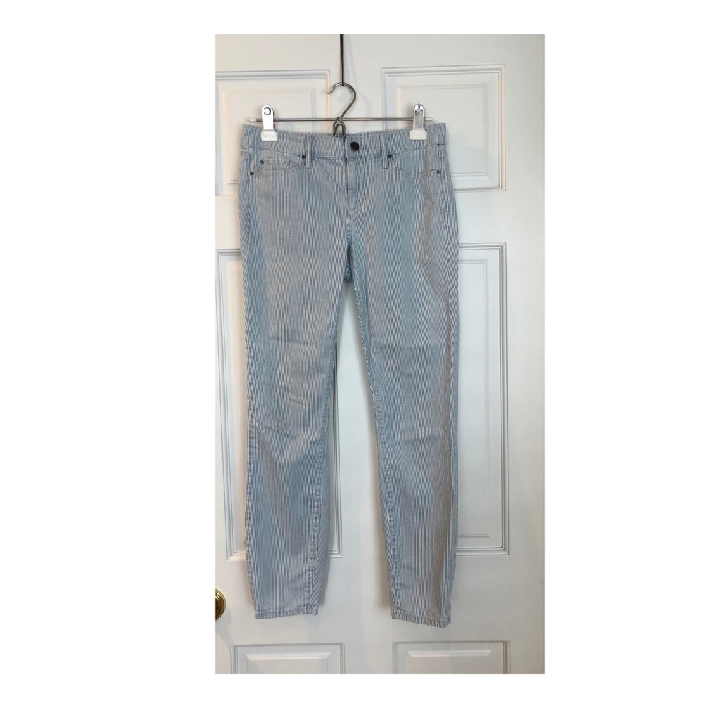 Blue striped pants! Ann Taylor —